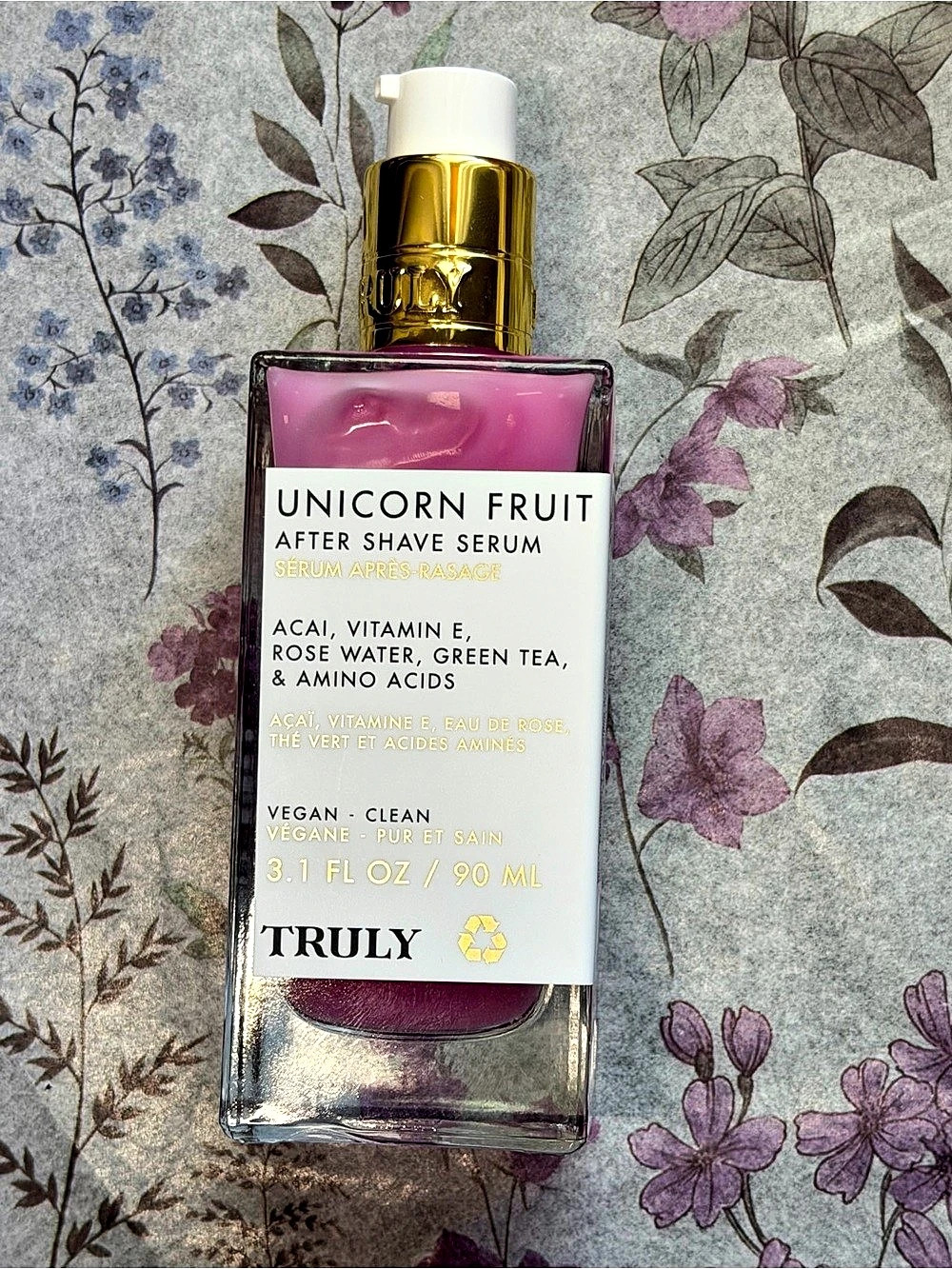 Truly Unicorn Fruit After-Shave Serum Pink 3.1 fl oz NWT